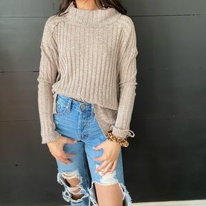 Free people mock neck sweater